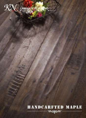 Distressed Maple HDF Laminated Flooring AC3 E1